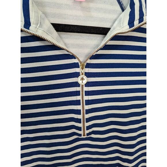Lilly Pulitzer Skipper Popover 1/2 Zip Pullover Striped Sweater - Size XS - Picture 4 of 8